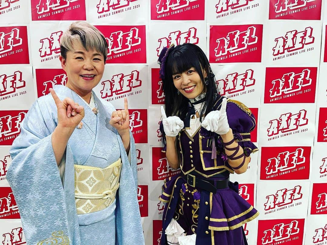 島津亜矢さんのインスタグラム写真 - (島津亜矢Instagram)「すごく可愛くて💕 すごく気配りのできる方💕 大好きになりました😊  #アニサマ2023#bangdream #バンドリ #Roselia#湊友希那#相羽あいな さん#島津亜矢#歌怪獣」8月28日 8時34分 - aya.shimazu_official