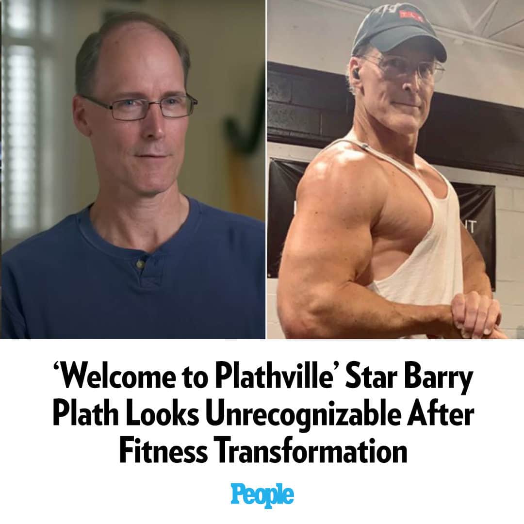 People Magazineさんのインスタグラム写真 - (People MagazineInstagram)「Barry Plath is showing off the results of his hard work at the gym.  On Saturday, the Welcome to Plathville star's son Micah shared a photo on his Instagram Story of the pair flexing their biceps in a gym selfie. Barry, 55, looked noticeably buffer as he showcased his muscular physique in a white tank top and athletic shorts.  More on Barry's fitness journey in our bio link! | 📷: TLC; Micah Plath/Instagram」8月28日 1時42分 - people