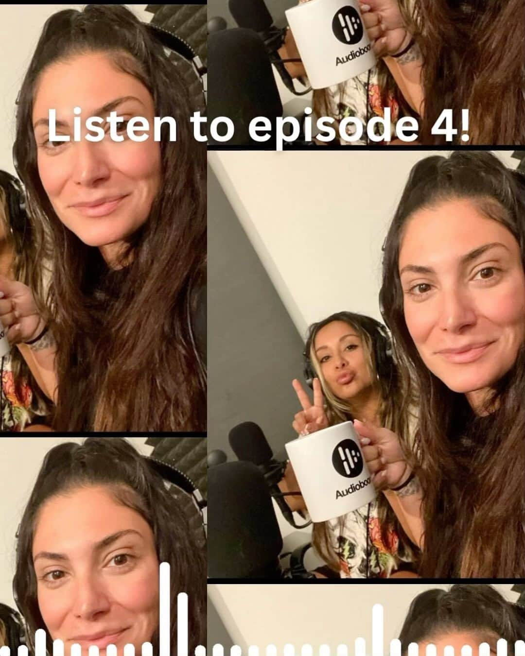 ディーナ・ニコール・コルテーゼのインスタグラム：「New episode of the @themeatballpod out now ! Go check it out ❤️❤️ we love being mommies 🥰 link in story !」