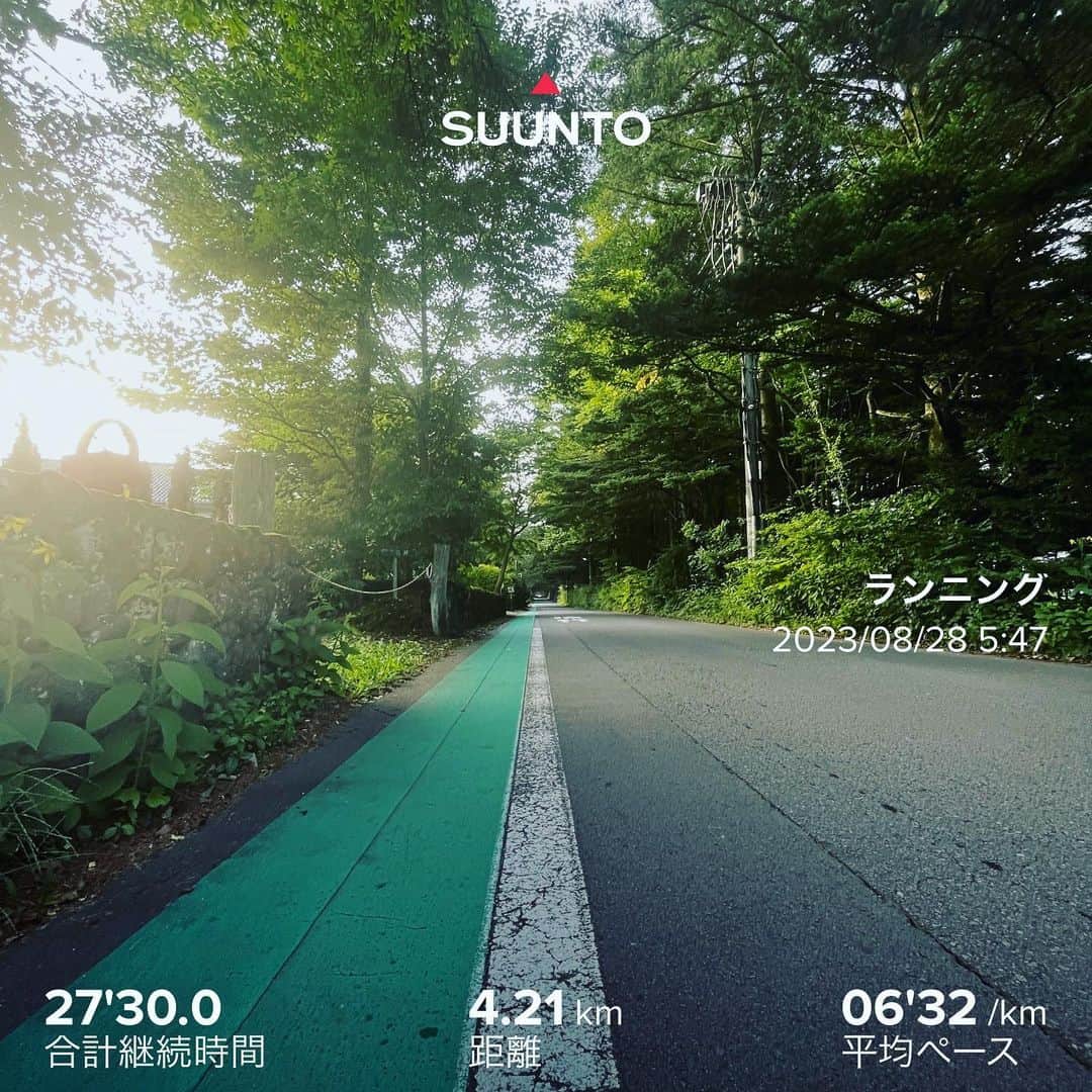 柴田聡さんのインスタグラム写真 - (柴田聡Instagram)「1/10マラソンRUN♪ #月曜朝ラン #サクッと #ハシリマスタグラム」8月28日 6時58分 - satorushiba
