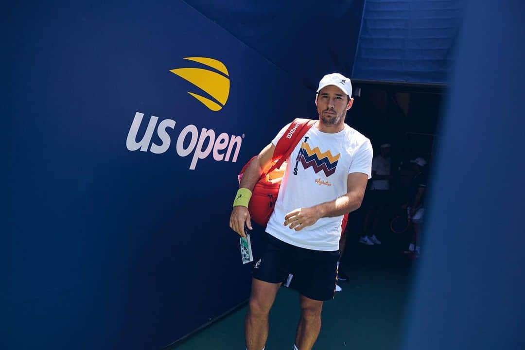 ドゥシャン・ラヨビッチのインスタグラム：「All ready for @usopen   #nyc」