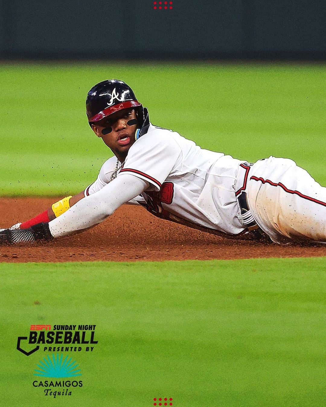 MLBさんのインスタグラム写真 - (MLBInstagram)「@RonaldAcunaJr13 is 2 home runs and 1 stolen base away from being the first player ever to have 30 HR/60 SB. 👀  Can he do it tonight? Tune in as the @Braves take on the Giants tonight at 7:10 PM ET on #SundayNightBaseball.」8月28日 7時52分 - mlb