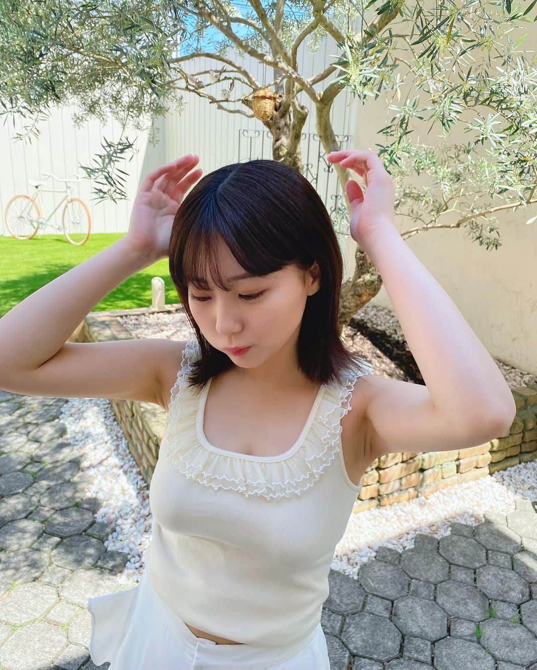 田中美久さんのインスタグラム写真 - (田中美久Instagram)「まだまだ暑すぎて溶けてしまいますね…熱中症対策しっかりしていきましょう！！」8月28日 8時01分 - mikumonmon_48