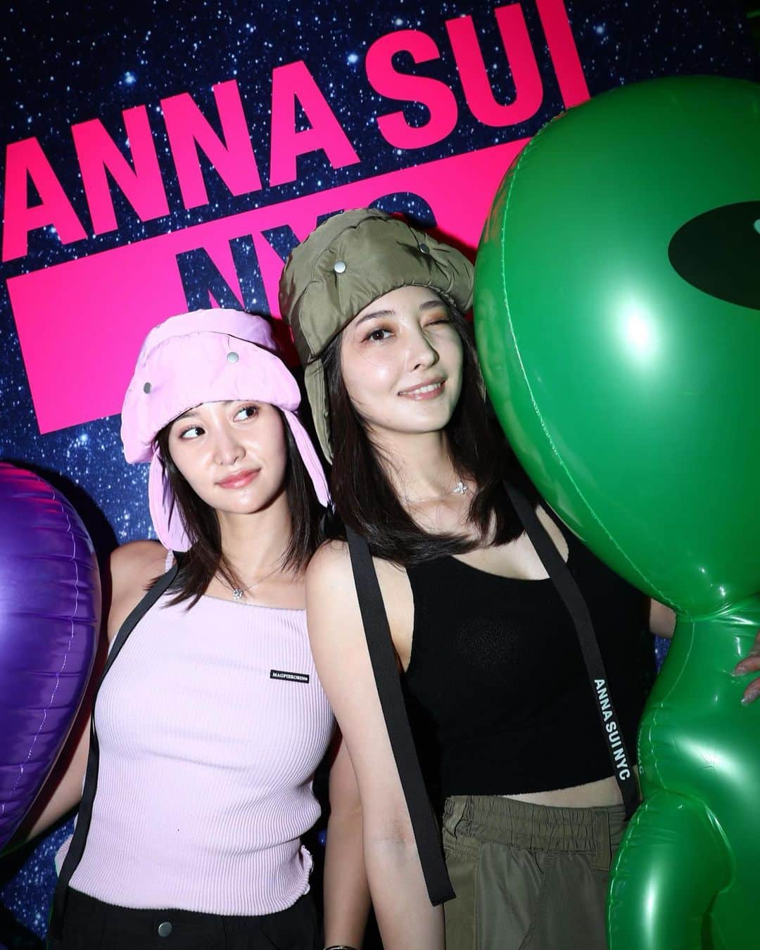 永尾まりやのインスタグラム：「ANNA SUI PARTY👽 @annasui_japan」