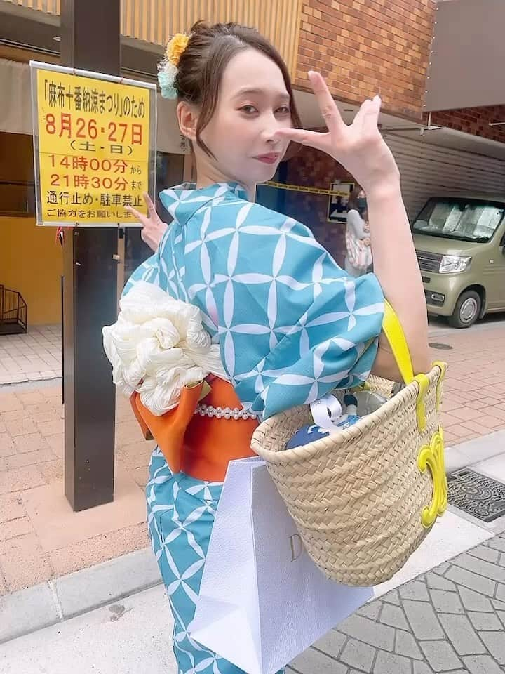 永原なつきのインスタグラム：「お祭り楽しかった🍻🏮」