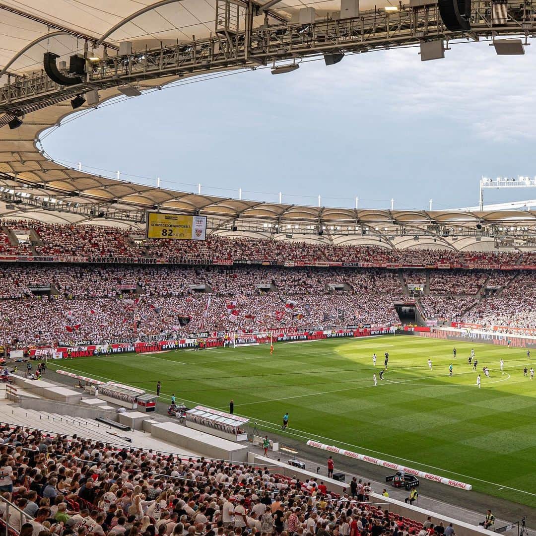 VfBシュトゥットガルトのインスタグラム：「Noch 5️⃣ Tage bis zum nächsten Heimspiel in diesem Tempel! 😍😍😍 #zusammen  _ #VfB #vfbstuttgart #vfbstuttgart1893 #auscannstatt #furchtlosundtreu #VfBInsta」