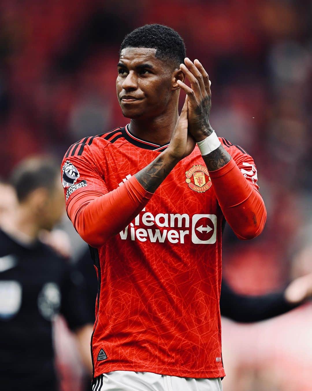マーカス・ラッシュフォードのインスタグラム：「Playing a key part in all three goals 🔑  #MUFC #ManUtd #Rashford #OldTrafford #PremierLeague」