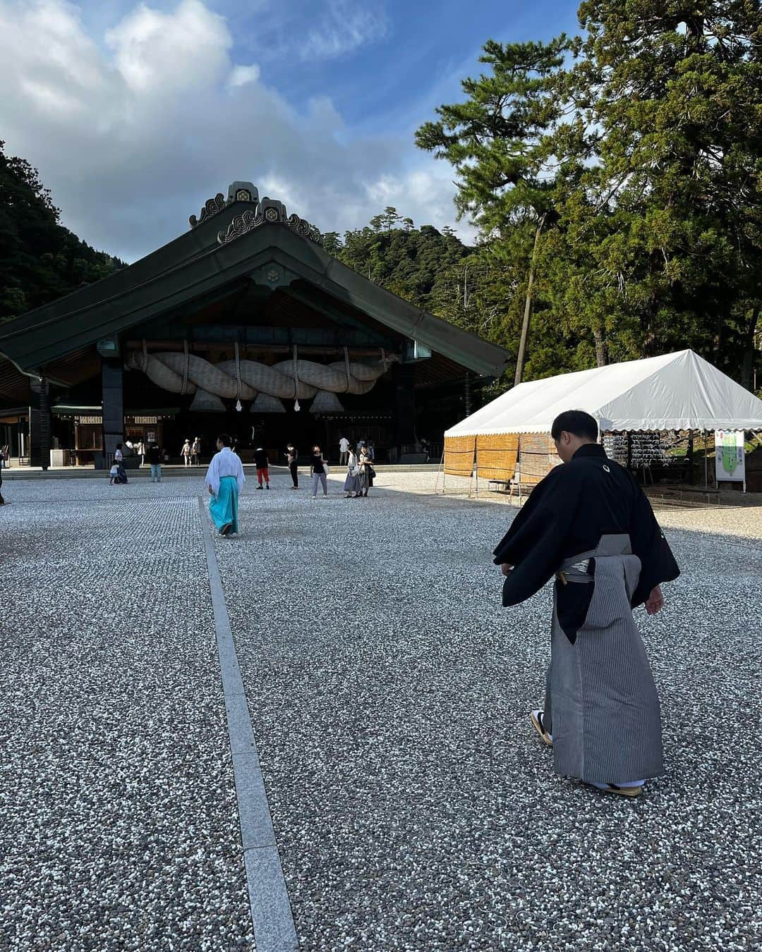 月亭方正さんのインスタグラム写真 - (月亭方正Instagram)「出雲大社で奉納落語 素晴らしい体験」8月28日 10時06分 - houhouhouhou21