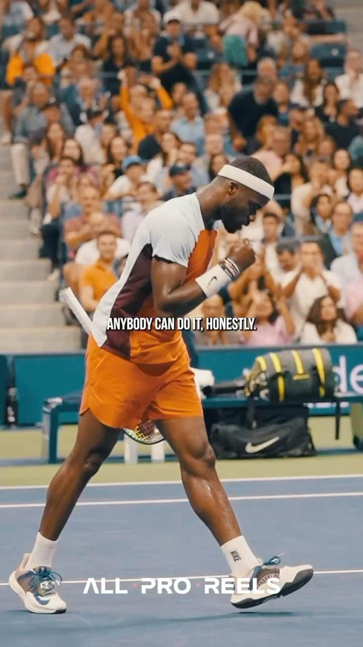 フランシス・ティアフォーのインスタグラム：「It’s that time again @usopen #lockedin🔐    Vid credzz to @allproreels」