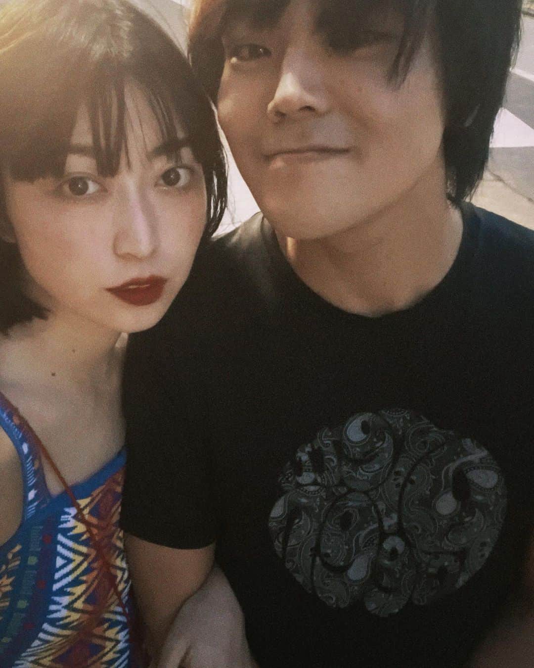 中里亜美のインスタグラム：「病み上がりに…ひと踊りしにいきました…  #祭り好き #盆踊り に目がない🤣🪭」