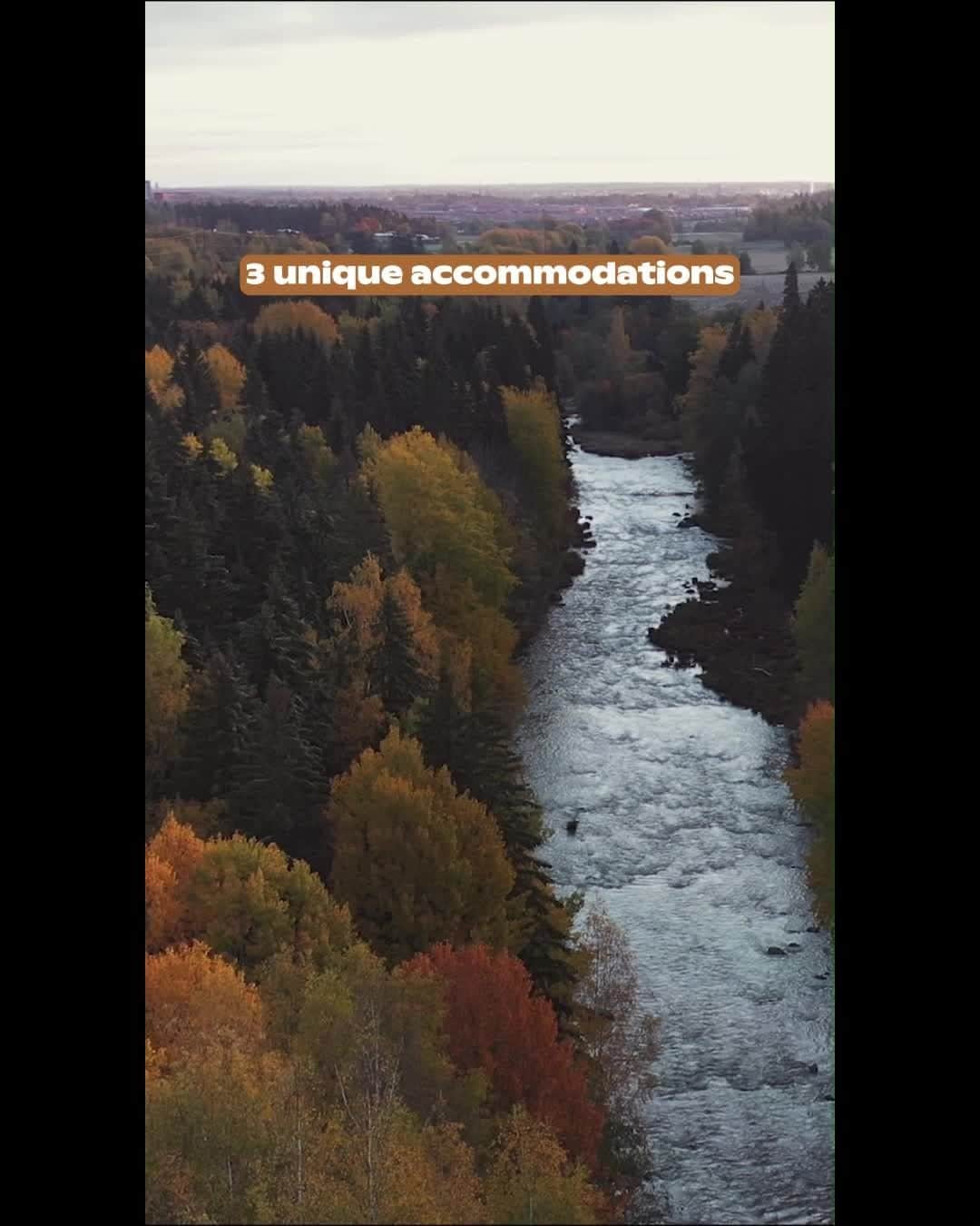 フィンランド政府観光局のインスタグラム：「🍂 秋はまもなくやってきます。森が色とりどりに染まる季節です。  🎨 紅葉はフィンランド語で『ruska（ルスカ）』と呼ばれます。場所にもよりますが、毎年だいたい9月から10月にかけての紅葉シーズン、フィンランドの森は黄色、オレンジ、赤といった鮮やかな色に染まります。  👉 この季節、ユニークな宿泊施設に滞在して秋ならではの風景を楽しんでみませんか？  🦌 Magical Pond – クーサモの自然に囲まれて森の静寂と紅葉が楽しめます。居心地のよいガラスのキャビンに滞在して、サウナでのんびりしたり、紅葉狩りに出かけたりしましょう。森でトナカイに出合うこともあるかもしれません！  🍁 Kuuru Tunturilaakso – 快適なベッドからどこまでも広がる紅葉が楽しめます。大きな窓とガラスの天井のあるスカンジナビアスタイルのスイートルームから見る素晴らしい秋の風景はいつまでも忘れられない思い出になることでしょう。フィンランドの紅葉に浸りましょう！  🚣 Radalla Resort Lakeside Suites – 湖畔のスイートルームでフィンランドの秋のやすらぎを楽しみましょう。目を覚ませば目の前に湖と紅葉の風景。リゾートのレストランでおいしい食事を満喫して、サウナでリラックスしましょう！  🤩 ご紹介した3つの宿泊施設、泊まってみたいのは？  📷: Magical Pond Kuuru Tunturilaakso & Elias Mäenpää, Radalla Resort & Pipsa Stenlund (Oakhill Oy), Jaakko Slotte (Long Story Short)  #VisitFinland #紅葉 #宿泊施設 #ホテル #フィンランド旅行」