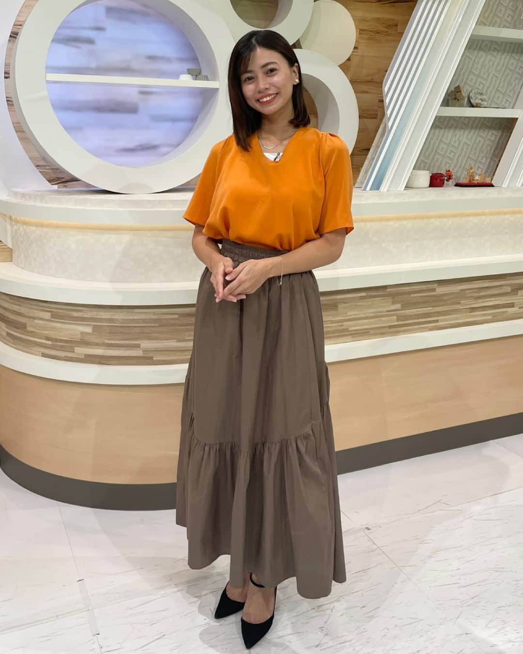 KSBアナウンサーさんのインスタグラム写真 - (KSBアナウンサーInstagram)「👗 「News Park KSB」の衣装です。 衣装もチェックして見てくださいね☺  ୨୧┈┈┈┈┈┈┈┈┈┈┈┈┈┈┈┈┈┈୨୧ #松木梨菜（1～4枚目） 📷1・2・4枚目：Futier Land @futier_land  #瀧川奈津希（5～7枚目） 📷6・7枚目：Futier Land @futier_land  #野口真菜 （8・9枚目） 📷8・9枚目：Futier Land @futier_land ୨୧┈┈┈┈┈┈┈┈┈┈┈┈┈┈┈┈┈┈୨୧  #KSB瀬戸内海放送 #KSB #アナウンサー #衣装 #コーディネート #fashion #futierland」8月28日 16時48分 - ksb_announcer
