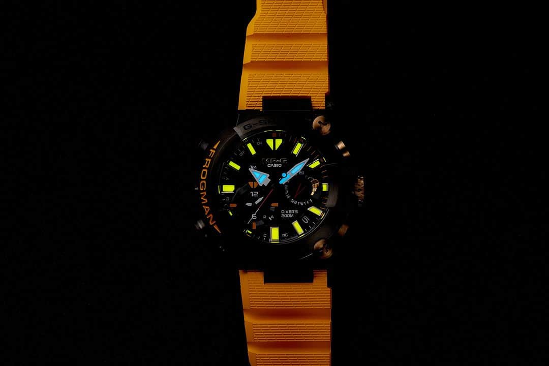 G-SHOCKさんのインスタグラム写真 - (G-SHOCKInstagram)「MR-G FROGMAN  G-SHOCKブランド生誕40周年と、FROGMAN誕生から30周年というWアニバーサリーを記念したMR-G FROGMAN。その詳細を @hodinkeejapan で公開中です。詳しくはストーリーズのリンクから。  MRG-BF1000E-1A9JR  photo by @hodinkeejapan   #g_shock #mr_g #frogman #mrgbf1000 #diverswatch #yamagatacasio #fashion #watchoftheday #ダイバーズウオッチ #腕時計 #腕時計魂 #腕時計くら部 #今日の腕時計 #腕時計コーデ」8月28日 17時00分 - gshock_jp