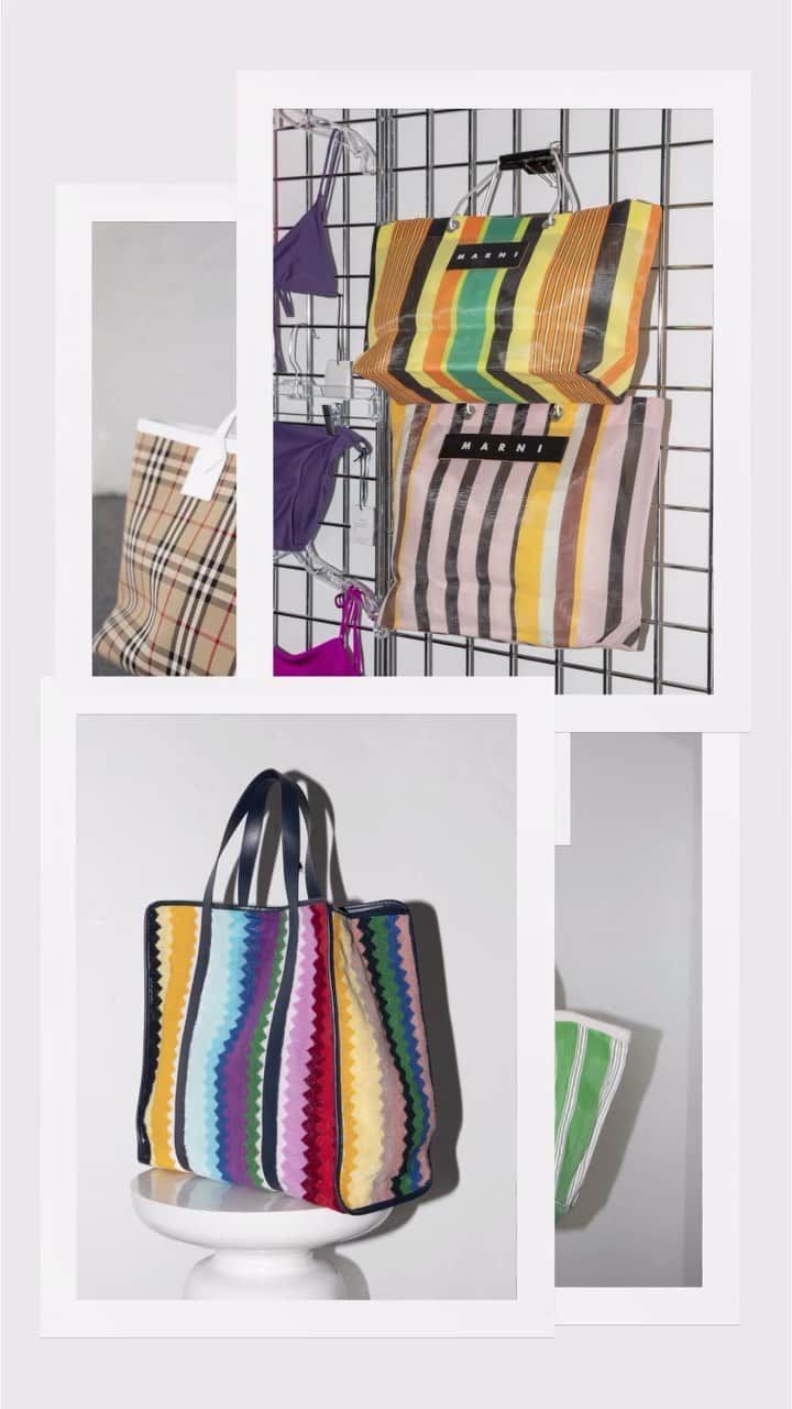 Harper's BAZAARのインスタグラム：「As the summer cools into fall, senior fashion and accessories editor @jaclynalexandra is leaning on market bags to get her through a packed schedule. “These modern Mary Poppins bags give me the freedom to be ready for anything. I can take them anywhere: day to night, Friday into the weekend, and through every season,” she says. “Not to mention, their bright stripes instantly spark joy ahead of potentially gloomy fall and winter days.” Tap the link in bio to shop the best ones on the market, from wish-list styles to the ones we’re already carrying 24/7.  Photographer: @sharonradisch」