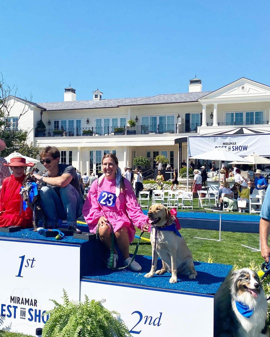 カミーラ・ベルさんのインスタグラム写真 - (カミーラ・ベルInstagram)「#nationaldogday was a massive success with a dog show benefitting two rescue organizations, lots of barking, running, smiling, laughing, and a rest in front of the fire pit at the end 🐶🐕🦮🐩🐕‍🦺🐾🦴」8月29日 3時15分 - camillabelle