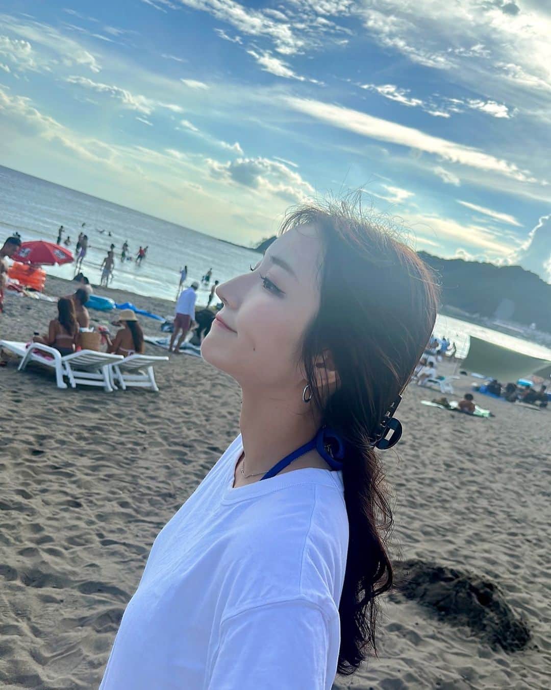 水希蒼のインスタグラム：「#由比ヶ浜 🌊」