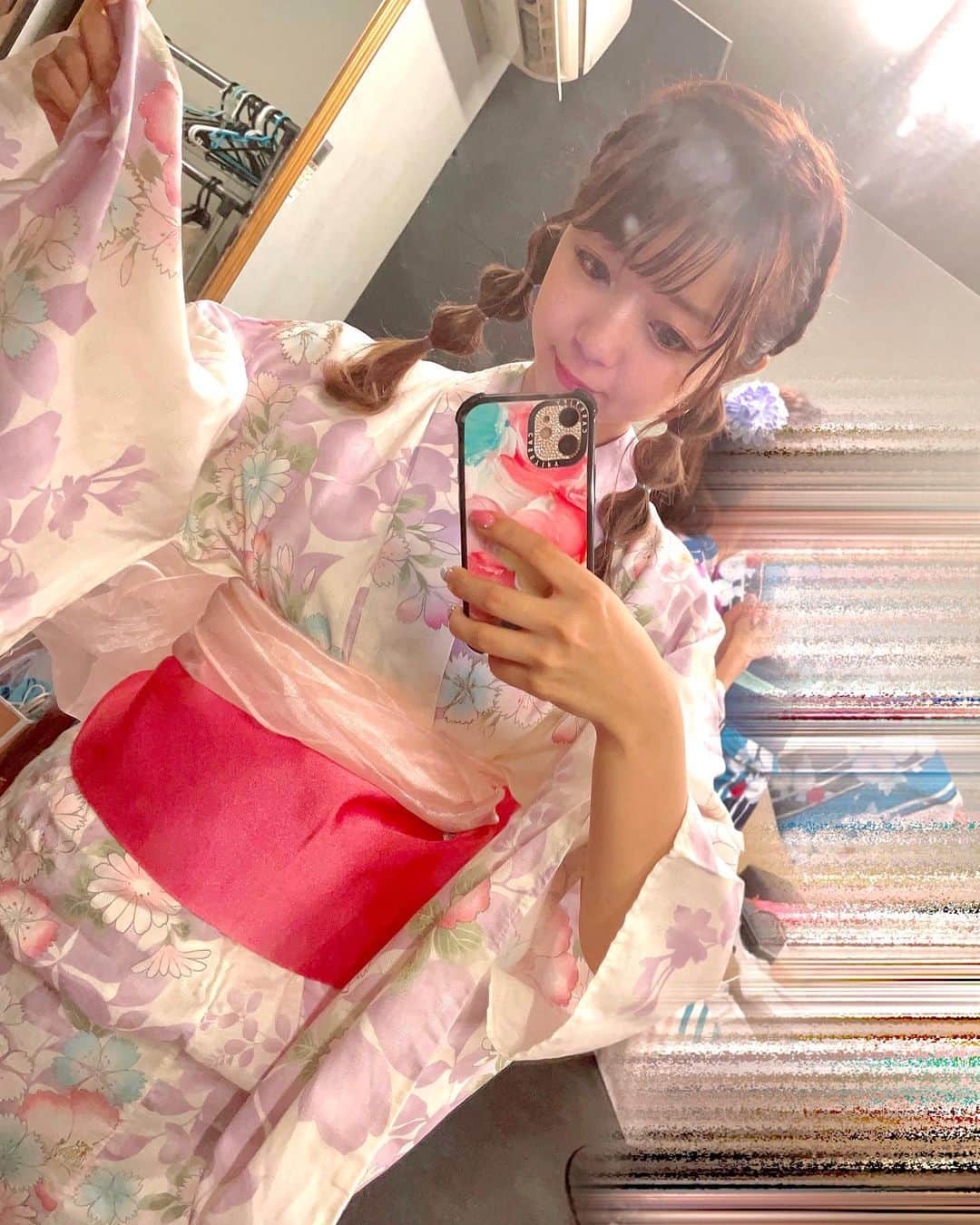 のインスタグラム：「#浴衣🤍🤍」