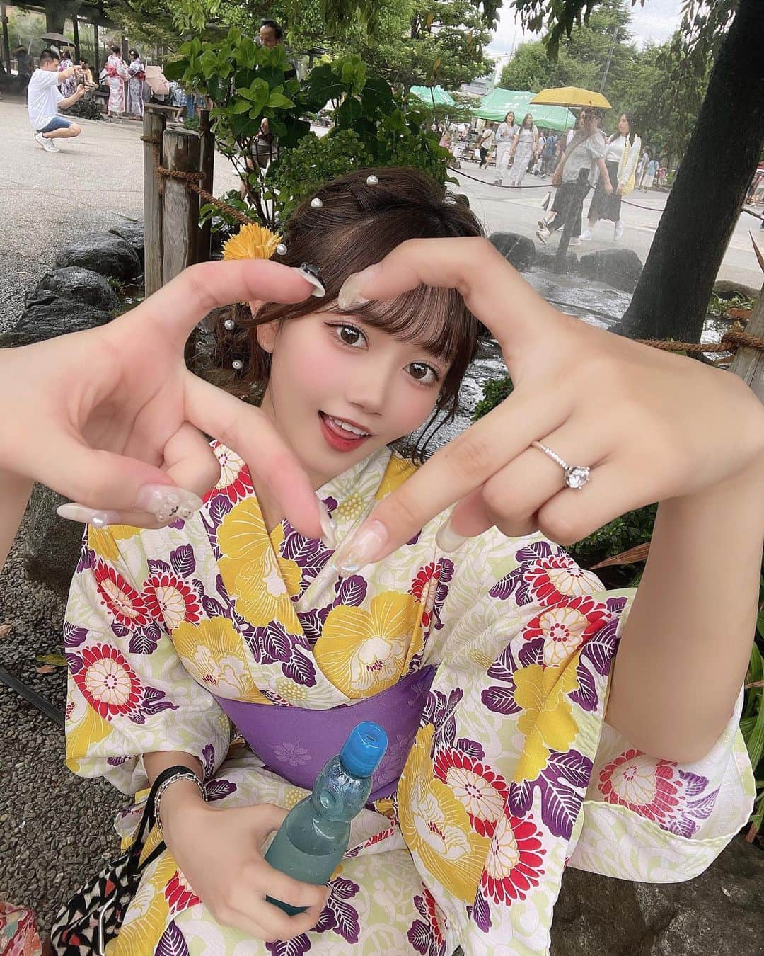 加藤夏歌さんのインスタグラム写真 - (加藤夏歌Instagram)「💛💛 . iiiidolllのメンバーで浅草行ってきた⛩️ 公式アカウントでも写真公開されてるからCheckしてね♡ . #iiiidolll」8月28日 21時30分 - _.nnk0728._