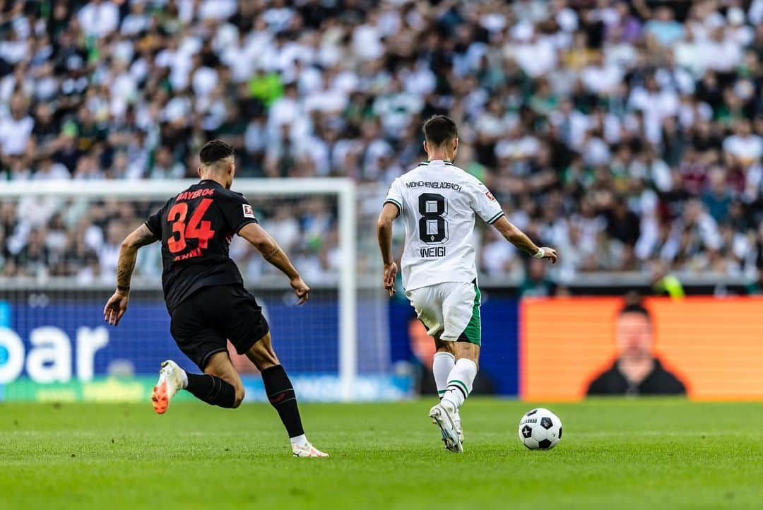 ユリアン・ヴァイグルのインスタグラム：「Danke für eure Unterstützung @borussia ⚫️⚪️💚」