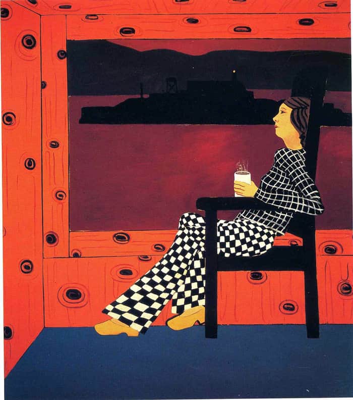 シー ニューヨークのインスタグラム：「The Vanity by Joan Brown, 1973」