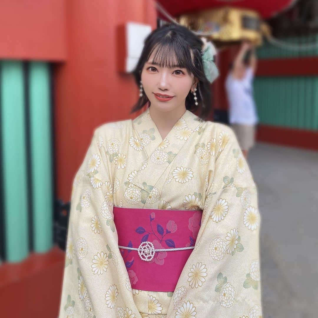 石原美沙紀さんのインスタグラム写真 - (石原美沙紀Instagram)「浴衣👘👘👘 浅草寺にお参りもしてきました💕 ご利益いただいた🫶  @aiwafuku さんでレンタルしたよ🪽 とってもかわいい浴衣⭐️  #데일리　#셀카　#일본　#친구해요 #instagood #instalike #instafashion #japanesegirl #cute  #アイドル  #selfie #followme #likeforlikes  #写真好きさんと繋がりたい#idol #japanese  #フォローミー　#follow #モデル #推し　#浴衣コーデ  #浴衣　#浅草　#浴衣レンタル　#愛和服  #浅草寺」8月28日 20時13分 - misaki_ishihara99