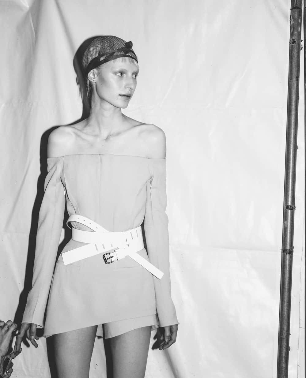 AnOther Magazineのインスタグラム：「#FashionFlashback – Backstage at @h.a Spring/Summer 2015 show, featuring the cover star of our most recent issue, @isitnobis ❤️⁠ ⁠ 📸 by @jeremybarniaud for AnOther⁠」