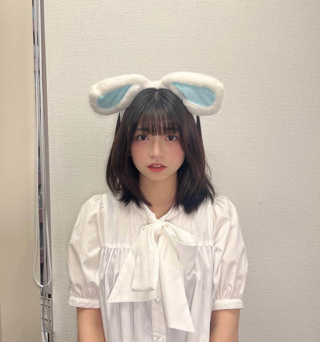 佐々木ほのかのインスタグラム：「🩵🐰🐰🩵」