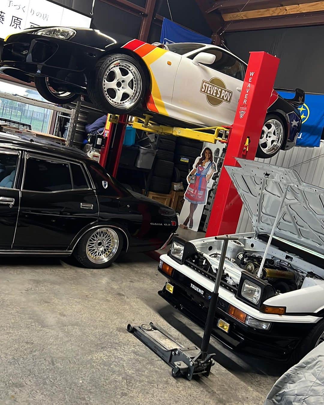 スティーブのインスタグラム：「Monday morning garage マイガレージ」