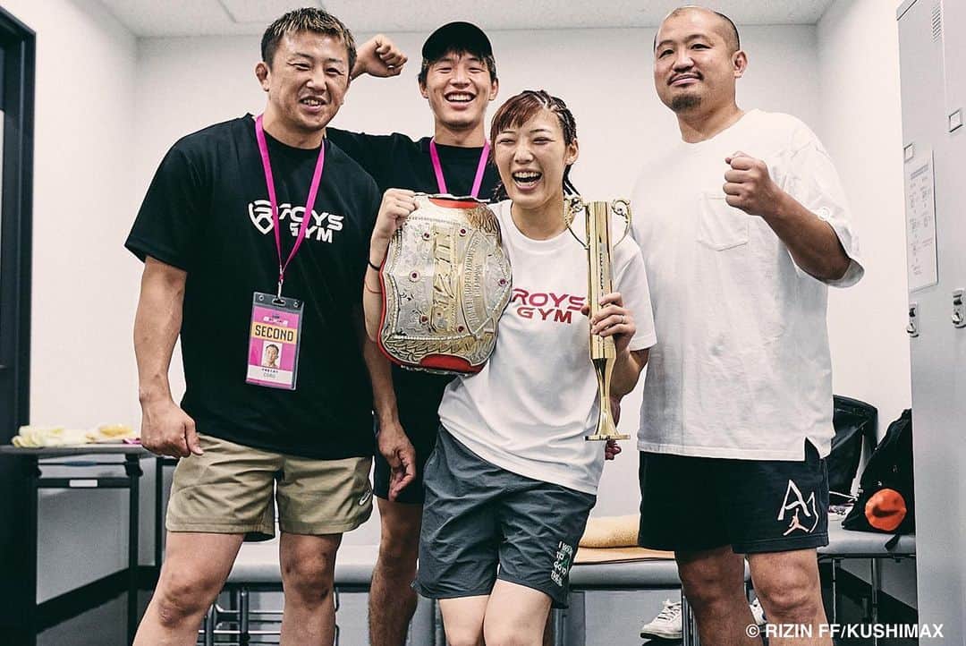 RIZIN FF OFFICIALのインスタグラム：「Back stage photos. #superRIZIN2」