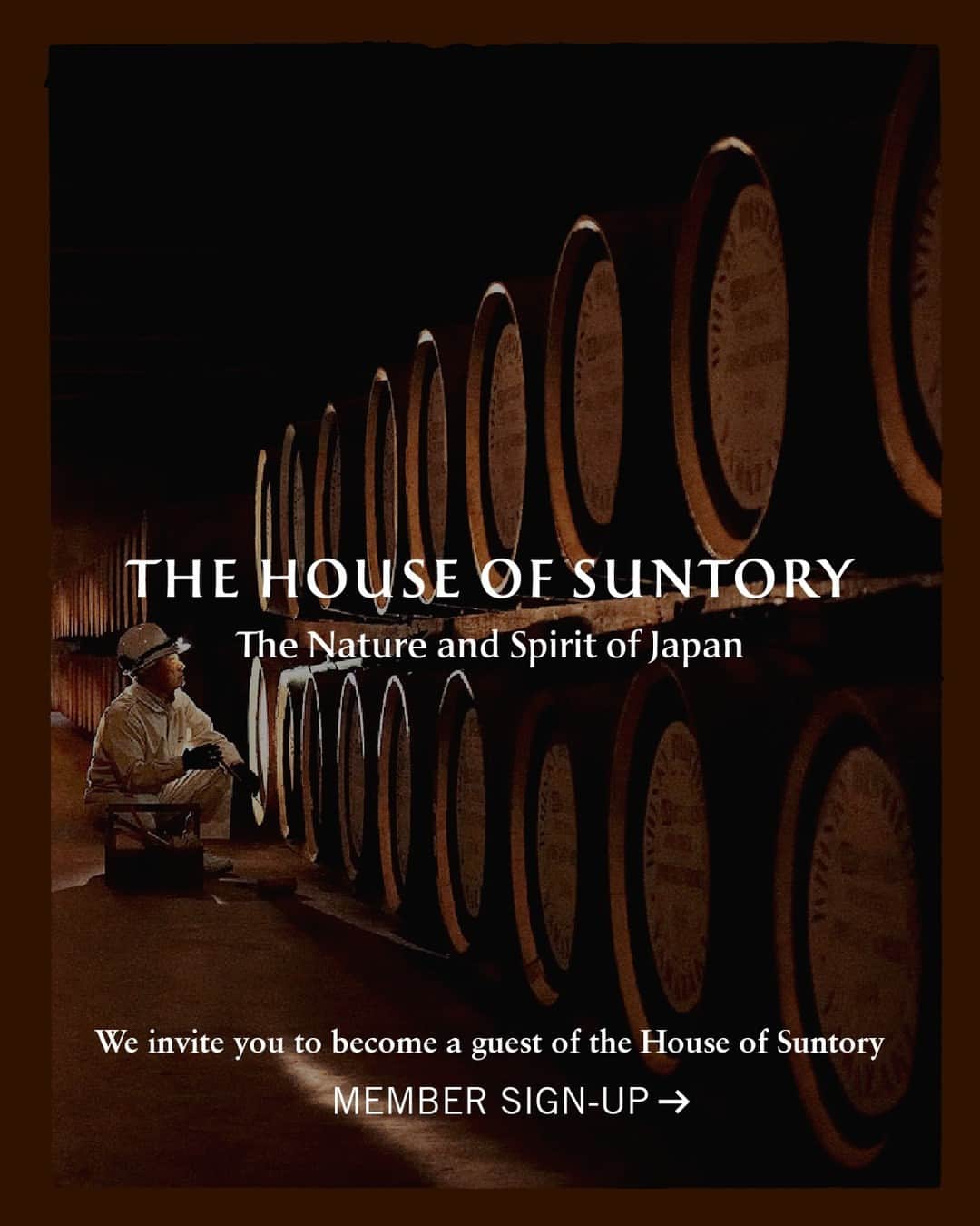 Suntory Whiskyのインスタグラム：「Experience the House of Suntory like never before. Embark on a cultural journey, gain access to members-only content, be among the first-to-know about limited-edition releases, and get priority invitations to events in key cities. ⁣ ⁣ Member Sign-up in the link in bio.⁣ ⁣ #HouseofSuntory #SuntoryTime」