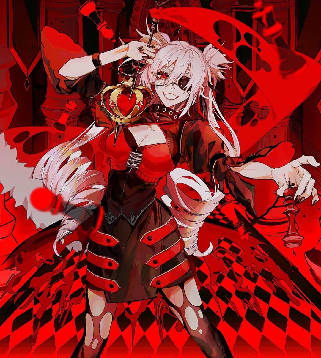 くろうめのインスタグラム：「キングスレイヤー feat.初音ミク  動画とイラスト担当させて頂きました。 よろしくお願いいたします👑 Youtube：https://youtu.be/PFjBXaTSpRg?si=N3iLe3e-8V3fAurJ niconico：https://nico.ms/sm42685312   #マイキp  #illustration  #イラスト  #いらすとぐらむ   #art  #artwork」