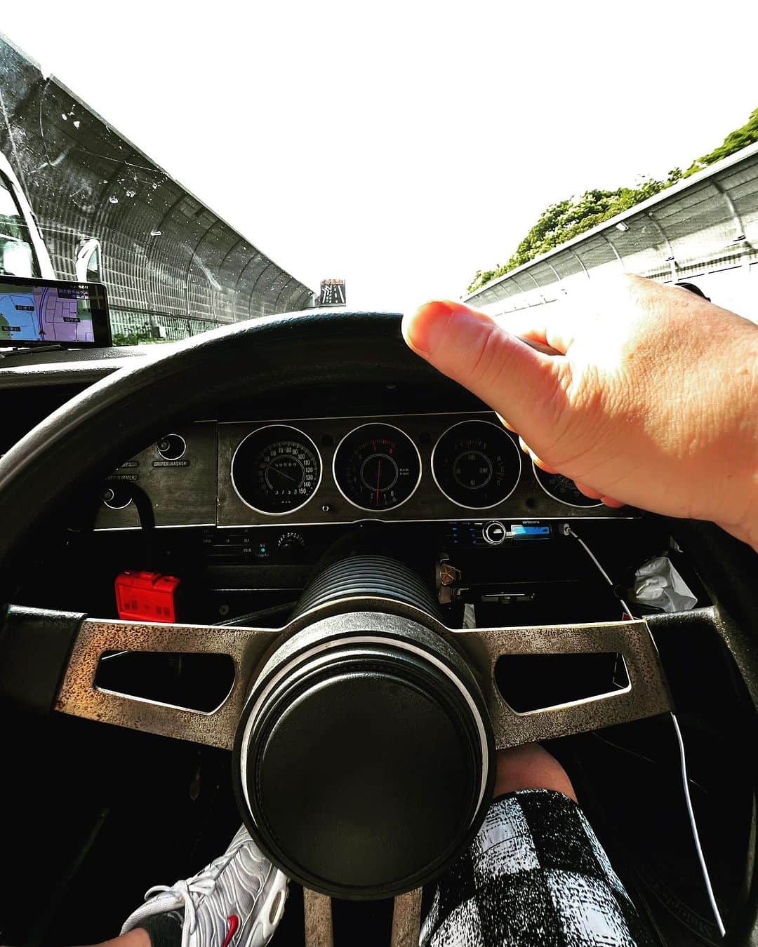 高谷裕之のインスタグラム：「1週間ぶりに乗れた^ ^ 'CUDA💨💨💨 #plymouth  #plymouthcuda  #'cuda」