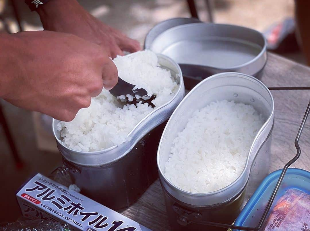 田中順也さんのインスタグラム写真 - (田中順也Instagram)「夏休み最後のBBQ🍖  最高だったなぁ〜  #飯盒炊爨 #初挑戦」8月28日 22時11分 - junyatanaka18