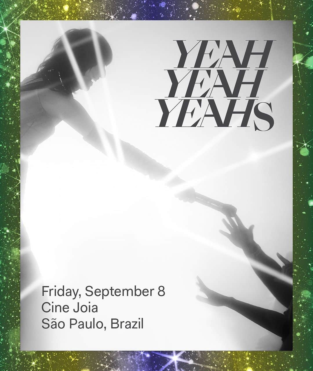 ヤー・ヤー・ヤーズのインスタグラム：「We’re coming to Brazil! Since this dream arrived last minute we’re psyched to have scored a club play at @cine_joia before we join @foofighters and @garbage at @thetownfestival  Can’t wait to see you!! Luv YYYs  Tickets on sale now.」