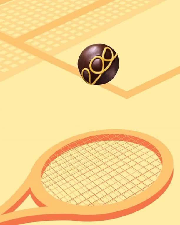 GODIVAのインスタグラム：「The best part about sporting events are the snacks, and we’ve got a big one coming up. Which GODIVA Truffle is your personal ace? 🎾」