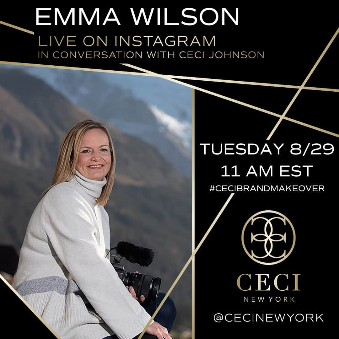 Ceci Johnsonのインスタグラム：「Can the right logo increase your sales? A special Monday #CeciBrandMakeover announcement: Join us tomorrow, August 29 at 11AM EST, 5PM Switzerland for our next LIVE with International Luxury Wedding Videographer @storyofyourday Emma Wilson!   We will be debuting our initial round of ideas for Emma’s new brand logo with you all (and her!) LIVE - join in as we share more of her story and our process in developing a new brand.   Live Event: August 29th, 11AM EST @cecinewyork   #cecibrandmakeover  #redesign  #logodesigning  #brandmakeover  #smallbusinessuk  #smallbusinessbranding  #creativeprocess  #creativedesign  #brandbook  #cecinewyork」