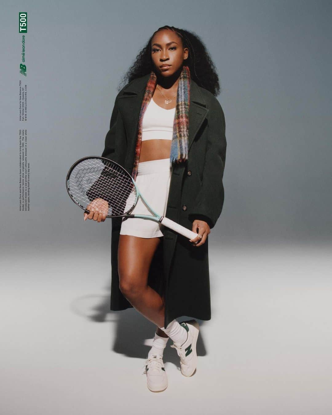 newbalanceさんのインスタグラム写真 - (newbalanceInstagram)「Coco Gauff for Aimé Leon Dore / New Balance. Shot by Renell Medrano. T500 coming soon.」8月29日 0時00分 - newbalance