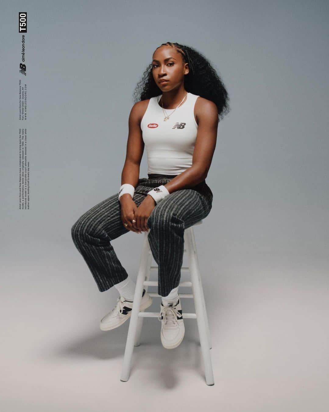 newbalanceさんのインスタグラム写真 - (newbalanceInstagram)「Coco Gauff for Aimé Leon Dore / New Balance. Shot by Renell Medrano. T500 coming soon.」8月29日 0時00分 - newbalance