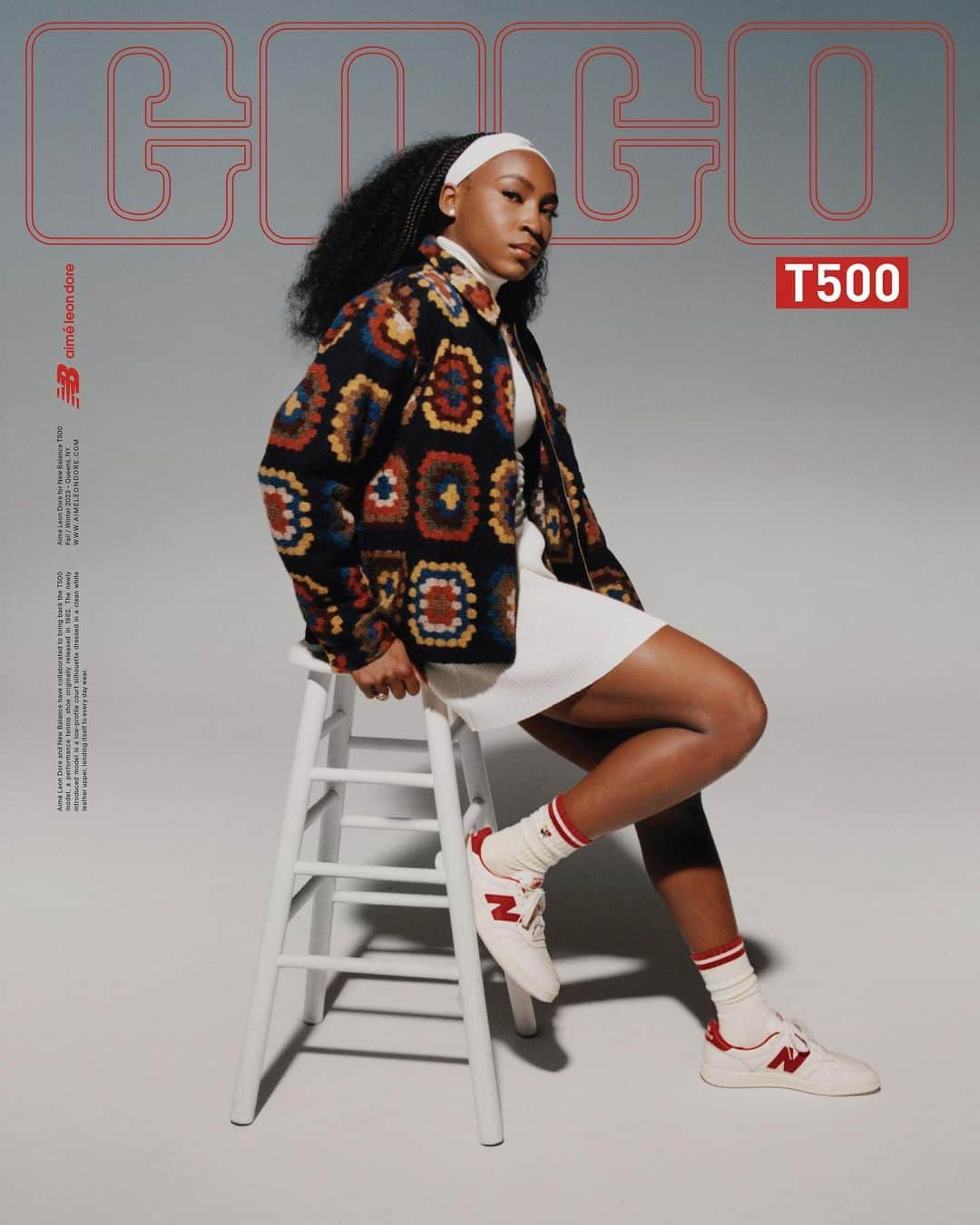 newbalanceのインスタグラム：「Coco Gauff for Aimé Leon Dore / New Balance. Shot by Renell Medrano. T500 coming soon.」