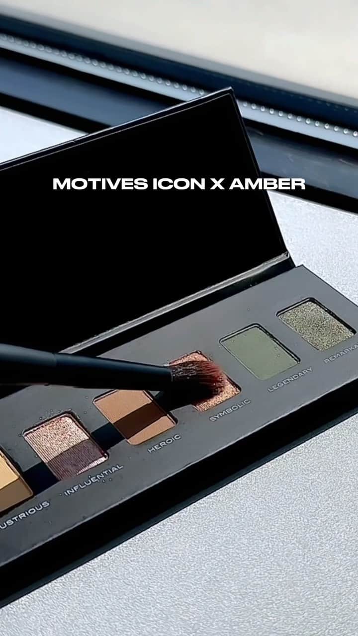 Motives Cosmeticsのインスタグラム：「Meet Your New Go-To: Motives Icon X Amber Palette 💫  Effortless beauty in every shade - Get ready to unveil your inner icon with hues that radiate confidence. Tap to shop.   Makeup by @betancurclaudia 💋 . . . #motivescosmetics #eyeshadowpalette #eyemakeup #makeuplook #makeupaddict #beautyobsessed」