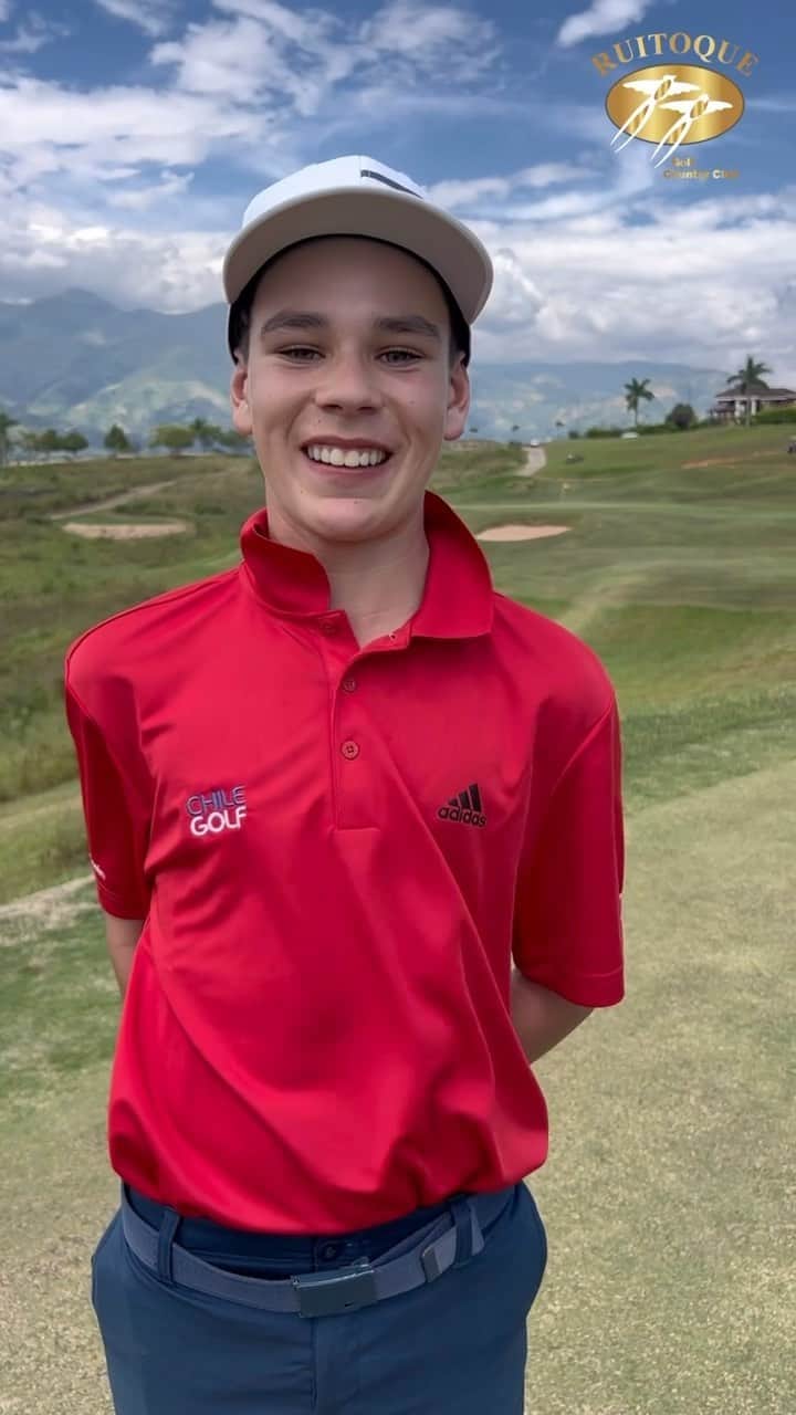 マリアホ・ウリベのインスタグラム：「Juan Vial, jugador de Chile 🏌️‍♂️🇨🇱 nos contó su experiencia en la Copa Mariajo Uribe ⛳️  Bienvenidos siempre @chilegolf ⛳️」