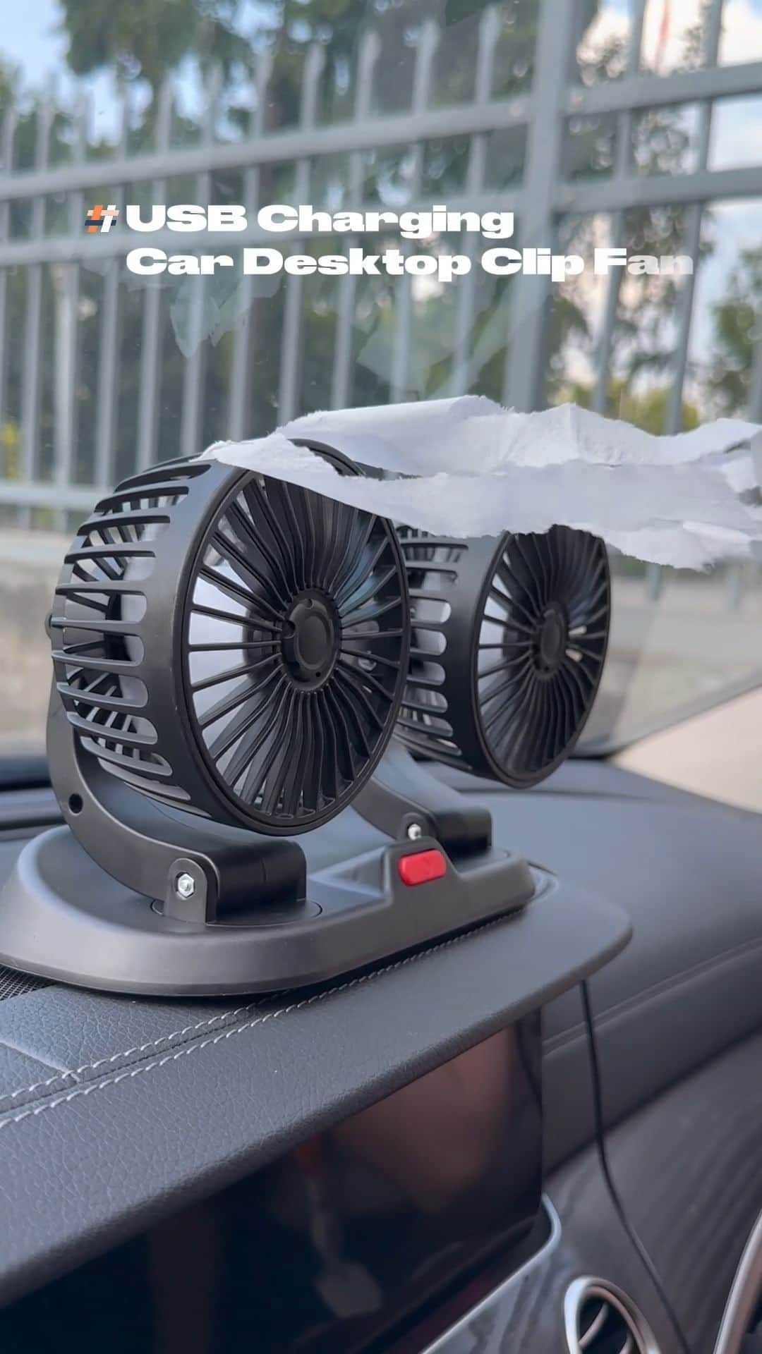 SHEINのインスタグラム：「Don't let the heat drive you crazy - keep your cool on the road all summer long with our LTR-powered portable fans and give your breeze a boost! 🔥❄️  🔎15560816  #SHEIN #SHEINforAll #SHEINstyle #fashion #chic #saveinstyle」