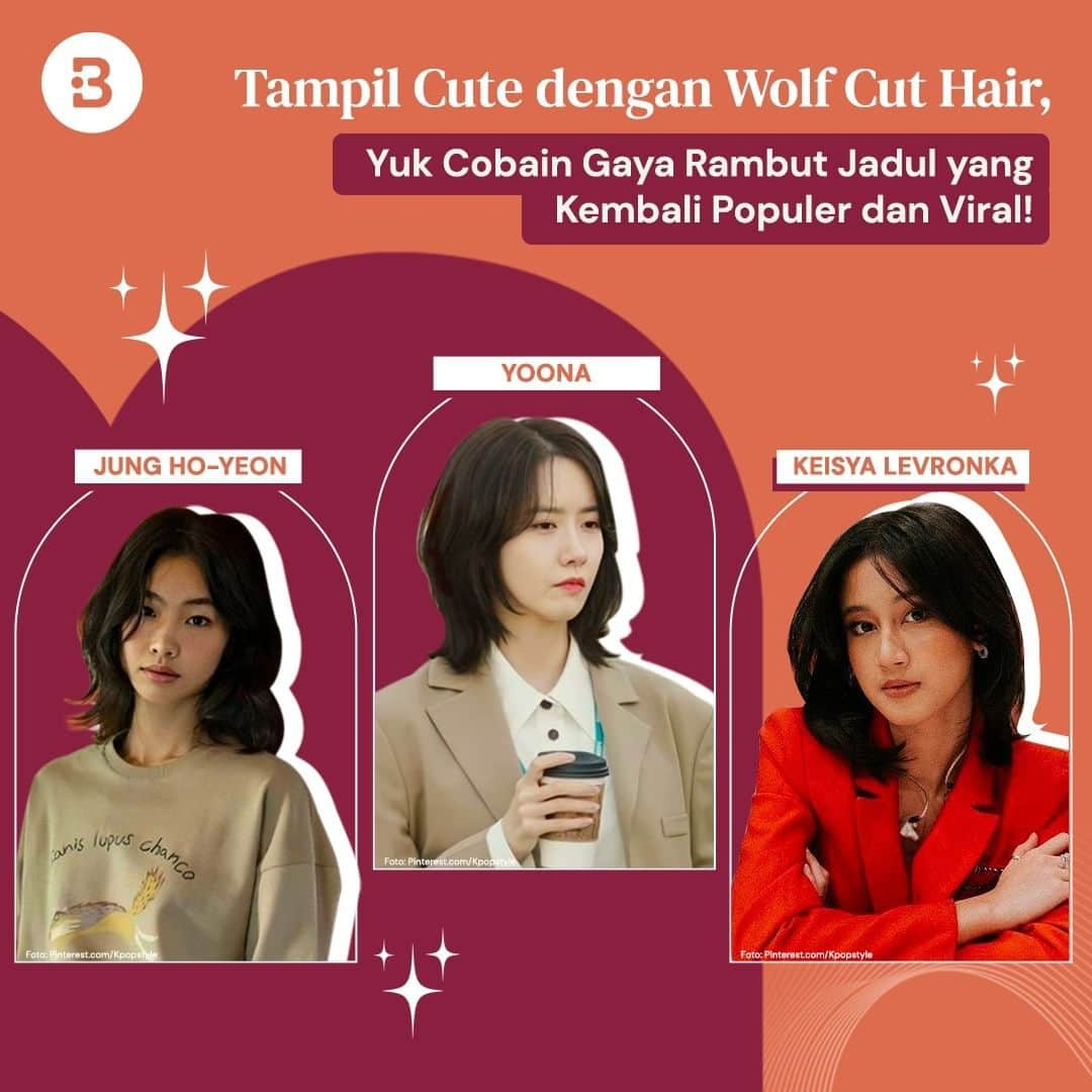 Beauty | Health | Fashionさんのインスタグラム写真 - (Beauty | Health | FashionInstagram)「Beauties, yang lagi bingung, galau, maju mundur mau potong rambut, sini yuk merapat!!!😍  Biar penampilan gak gitu-gitu aja, mending cobain gaya rambut Wolf Cut Hair, yuk. Karena, gaya rambut jadul ini lagi populer dan viral, lho! —-- Jangan lupa untuk follow @Beautynesia.id  untuk berita menarik seputar wanita dan lainnya!  Follow juga instagram : @beautynesianews 💄 @mommyasia.id 🤰🏼👶🏻 —---- #fashion #gayarambut #rambut #haircut #newhair #rekomendasigayarambut #wolfcuthair #viral #populer #trend #trenrambut #beautynesiaid」8月29日 12時19分 - beautynesia.id