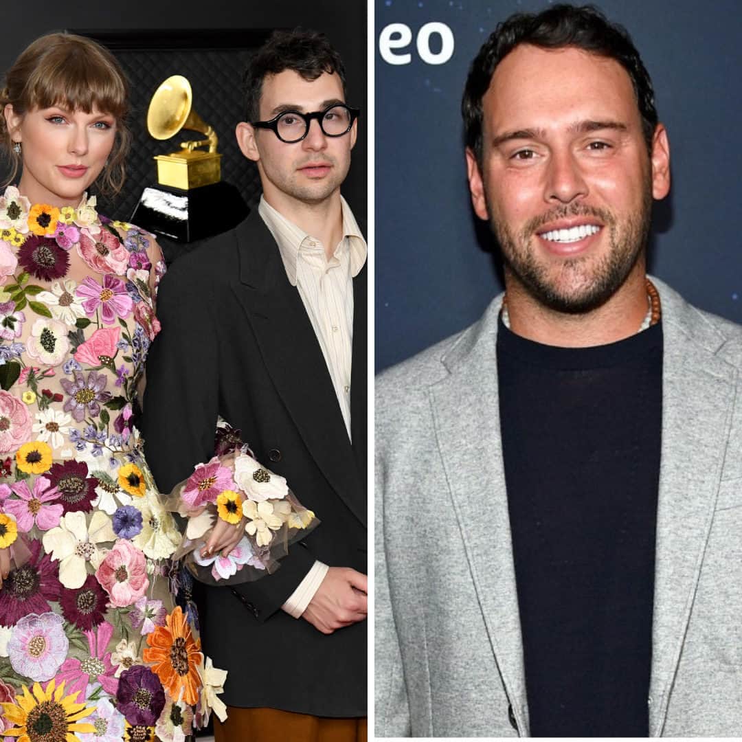 Teen Vogueのインスタグラム：「As if we needed more names attached to Braun-gate, #TaylorSwift's ride-or-die #JackAntonoff has joined the conversation with a poignant — and shady — meme 👀 More details at the link in bio.  (📸: Getty Images)」