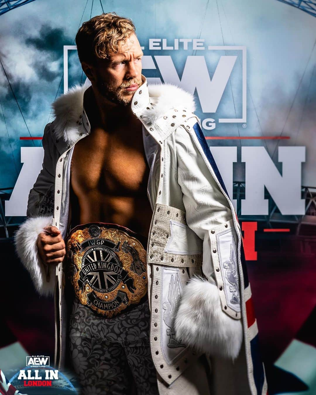 ウィル・オスプレイさんのインスタグラム写真 - (ウィル・オスプレイInstagram)「Will Ospreay | Wembley Stadium @aew  By Beyond Gorilla.  #willospreay #aew #aewallin」8月29日 6時17分 - willospreay