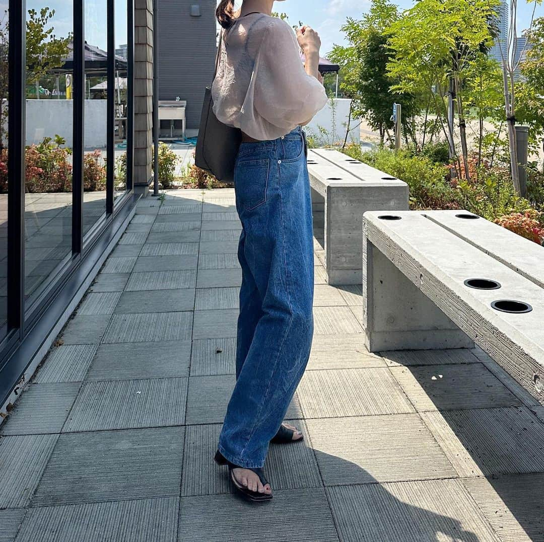 えりんこさんのインスタグラム写真 - (えりんこInstagram)「最近のコーデ👖👗  夏ももう終わりですね☺️」8月29日 8時40分 - erinco_____