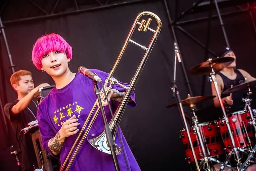 かなすのインスタグラム：「Sky Jamboree 2023 ～one pray in nagasaki～ 2023. 8. 20 長崎市 稲佐山公園野外ステージ  Photo by @hayachinphoto」