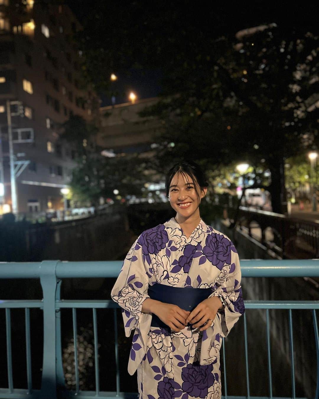 青野楓のインスタグラム：「今年最後の浴衣になるかな？ ヘアセットは　@morikawa_george  #浴衣#浴衣ヘアアレンジ #浴衣ヘア」