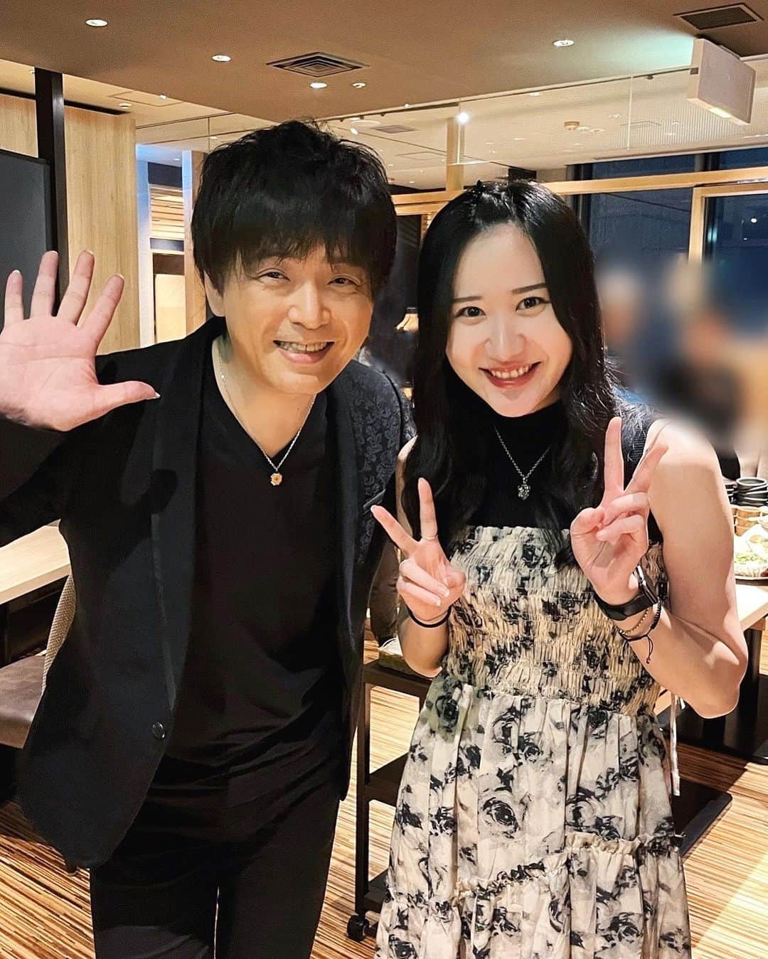 猪居亜美のインスタグラム：「大阪ギターサマーにて、押尾コータローさんと昨年8月のハクジュフェスタぶりにお会いしました☺️  ソロ演奏も、先生方とコラボのボレロも本当に素敵でした😭✨」