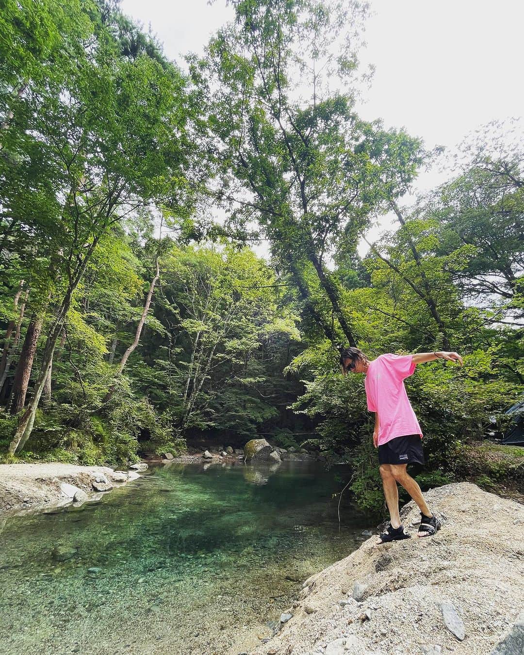 のインスタグラム：「道志の森大好きです！  そろそろタナちゃんねる出たいですw  #道志の森キャンプ場 #道志の森 #タナちゃんねる」
